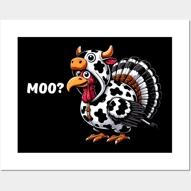 Turkey Funny Thanksgiving Wall Art by everetto